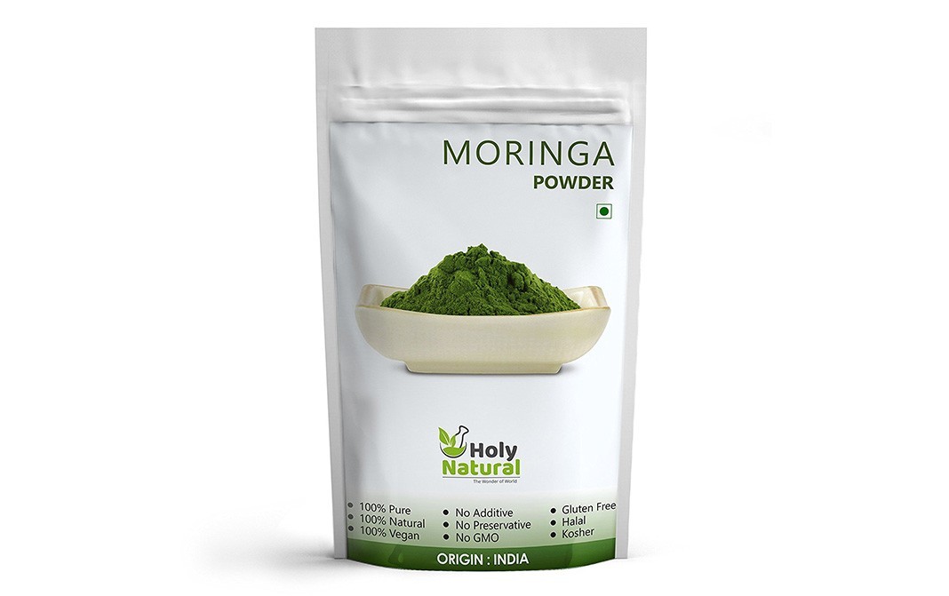 Holy Natural Moringa Powder    Pack  500 grams